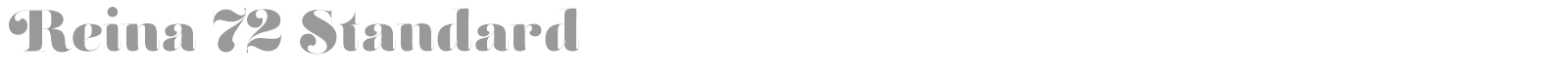 Reina 72 Standard font preview